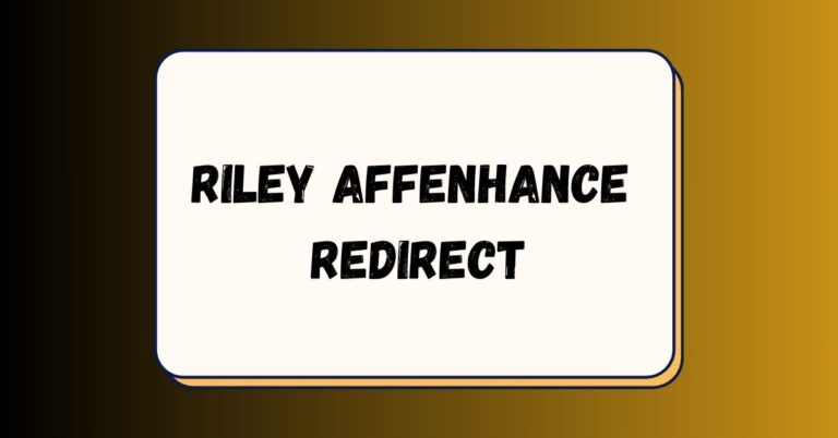 Riley Affenhance Redirect