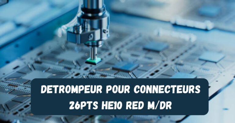 detrompeur pour connecteurs 26pts he10 red m/dr​